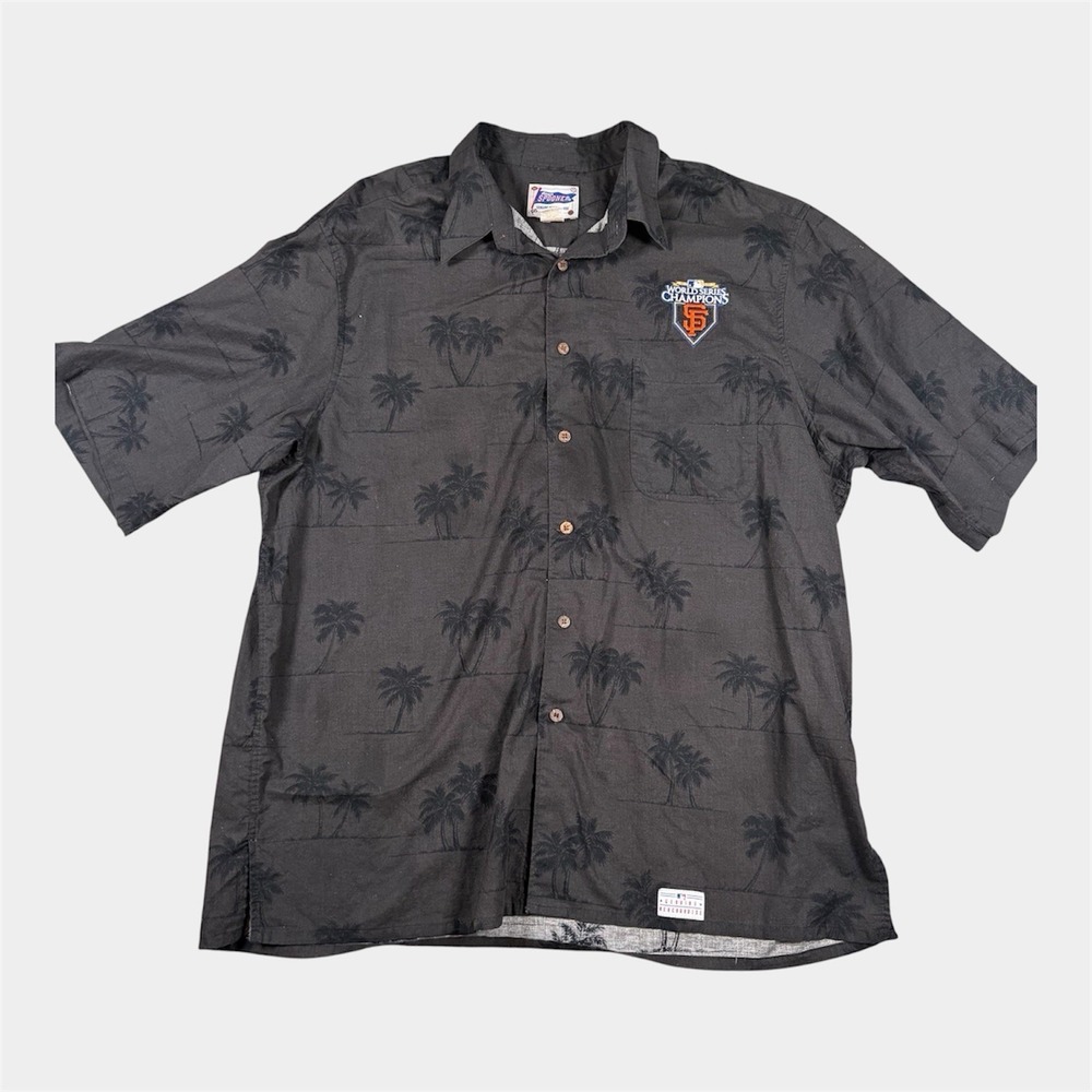 Reyn Spooner MLB SF San Francisco Giants Shirt  Hawaiian World Champions AOP 2XL